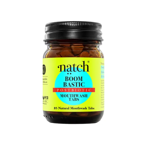 Natch Boombastic postbiotic mouthwash tabs
